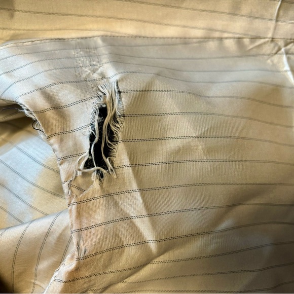 Anne Klein long blazer, light dress coat. Black. Needs a steam. - Picture 6 of 6